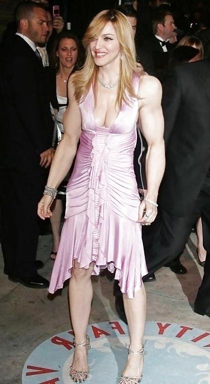 22P Fakes Muscular Madonna