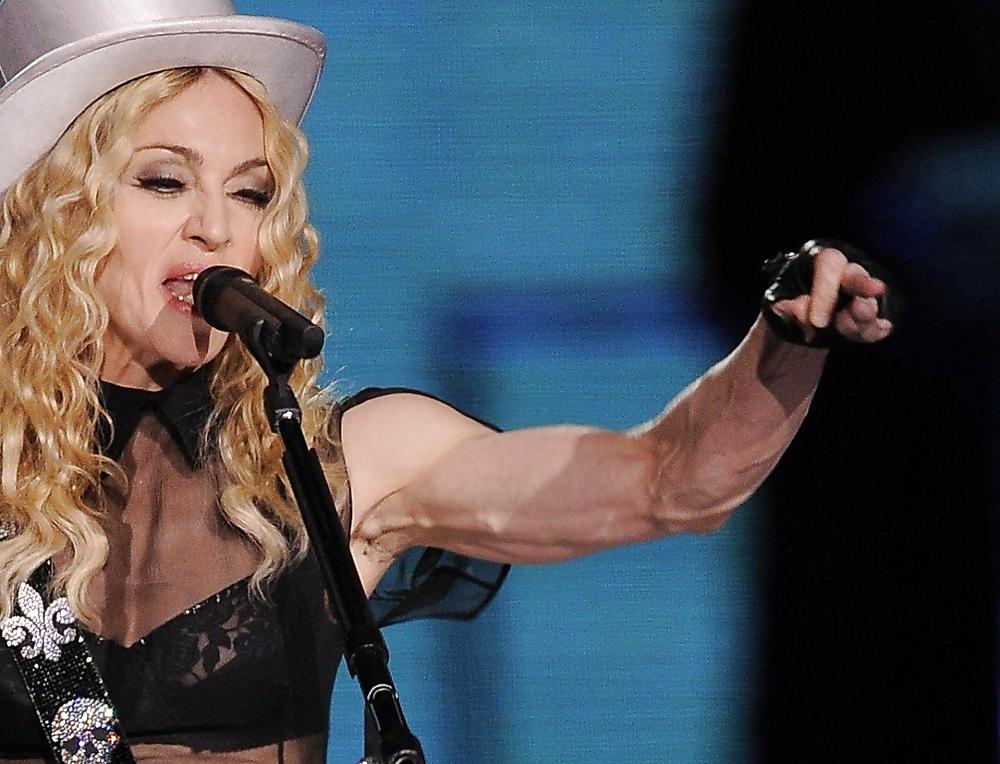 22P Fakes Muscular Madonna