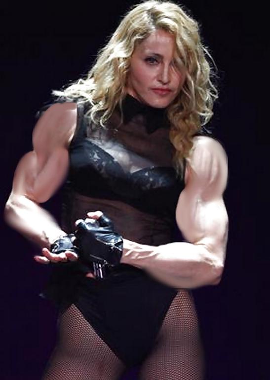 22P Fakes Muscular Madonna
