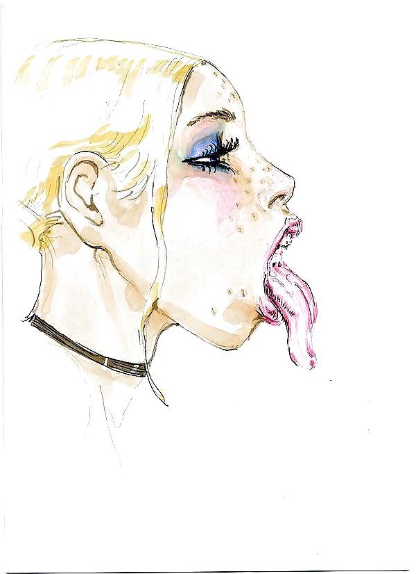 25P Extreme Dildo Fist Femdom Cartoon 6