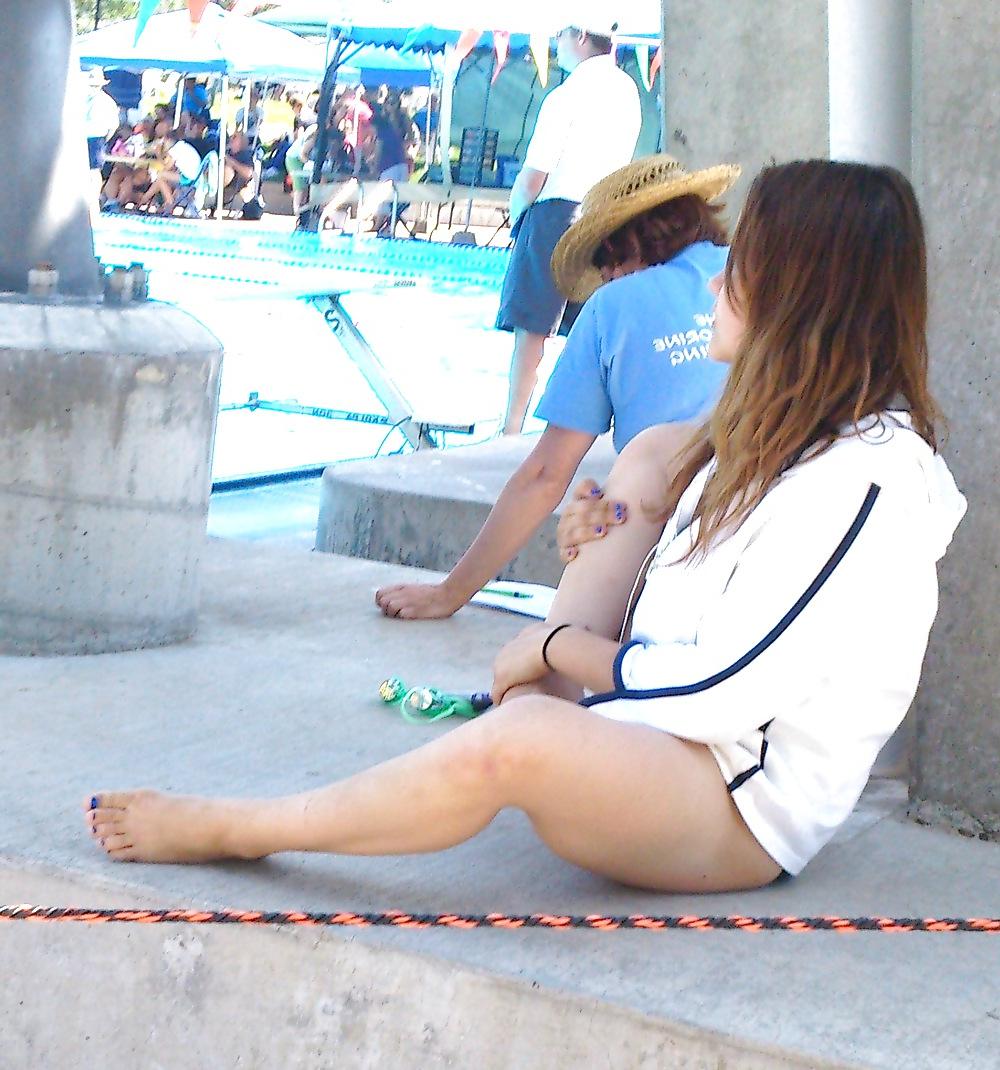 16P Nice Asses at the Swimming Pool 9 - 2 Girls hanging out