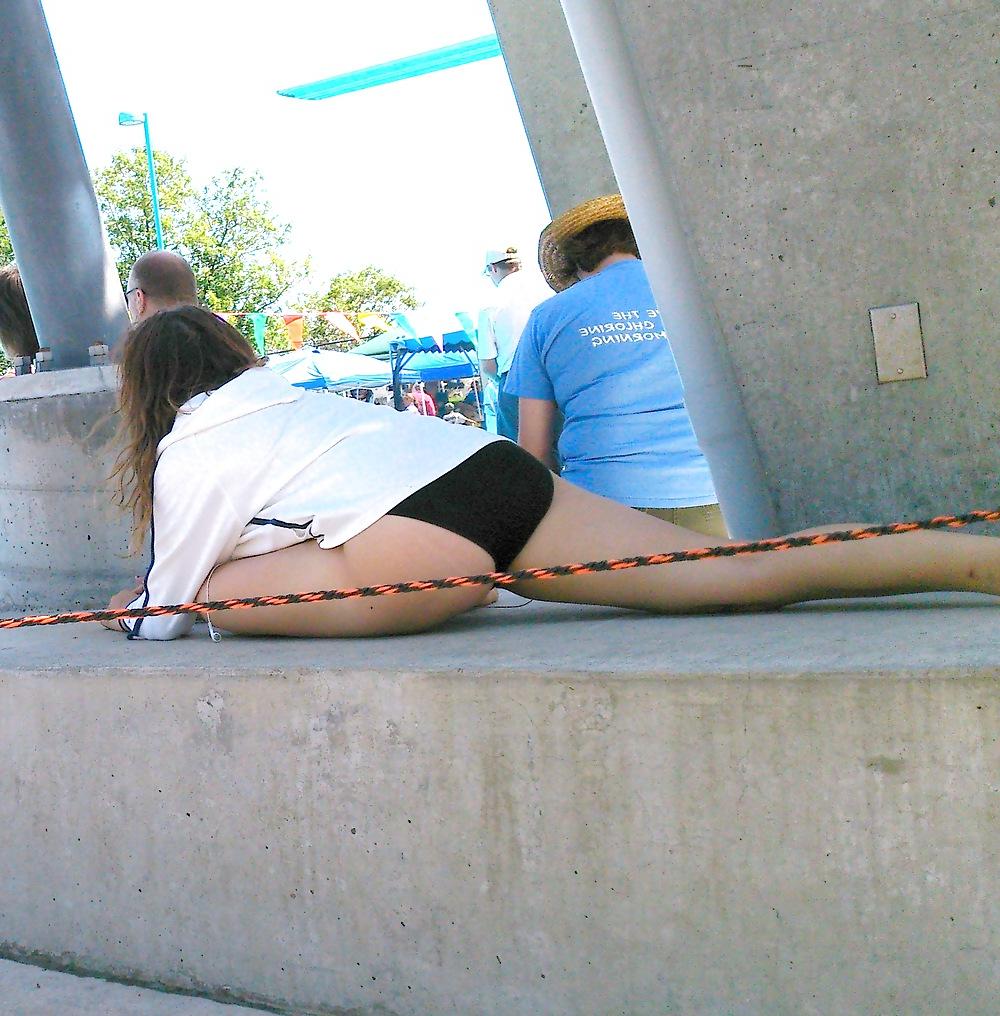 16P Nice Asses at the Swimming Pool 9 - 2 Girls hanging out