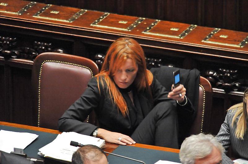 23P Brambilla Italian tourism ex minister and her stockings