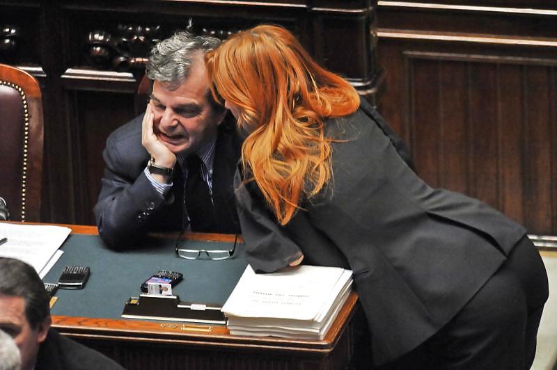 23P Brambilla Italian tourism ex minister and her stockings