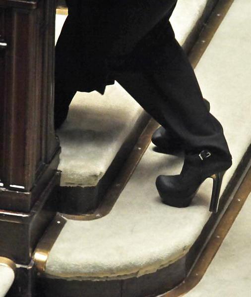 23P Brambilla Italian tourism ex minister and her stockings