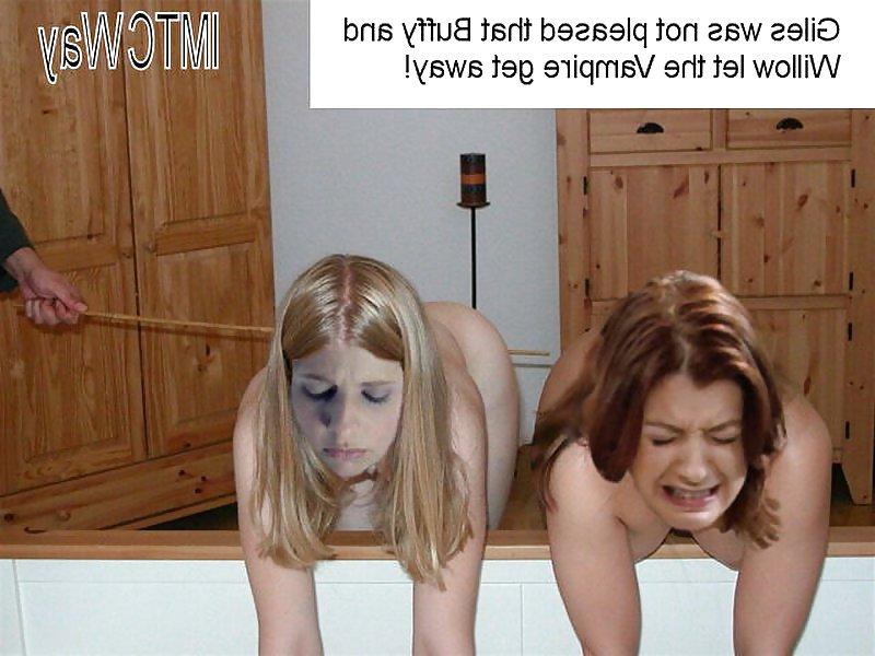 15P Alyson Hannigan spanked and tied fake pics.