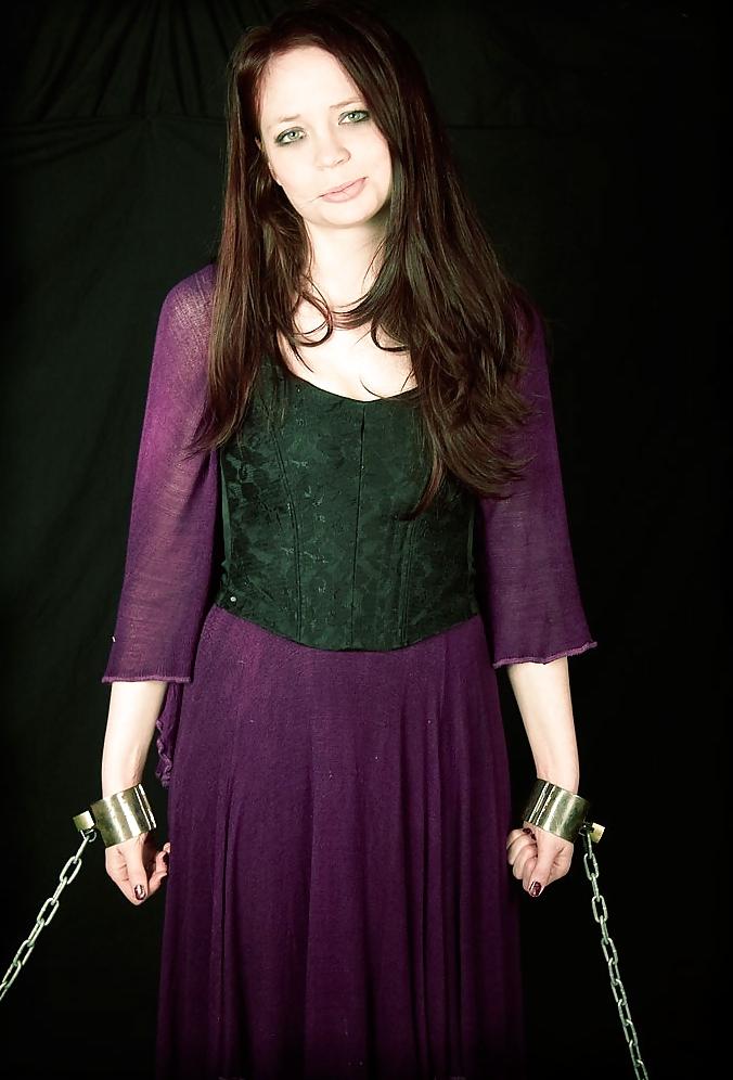 25P Restraint and bound woman