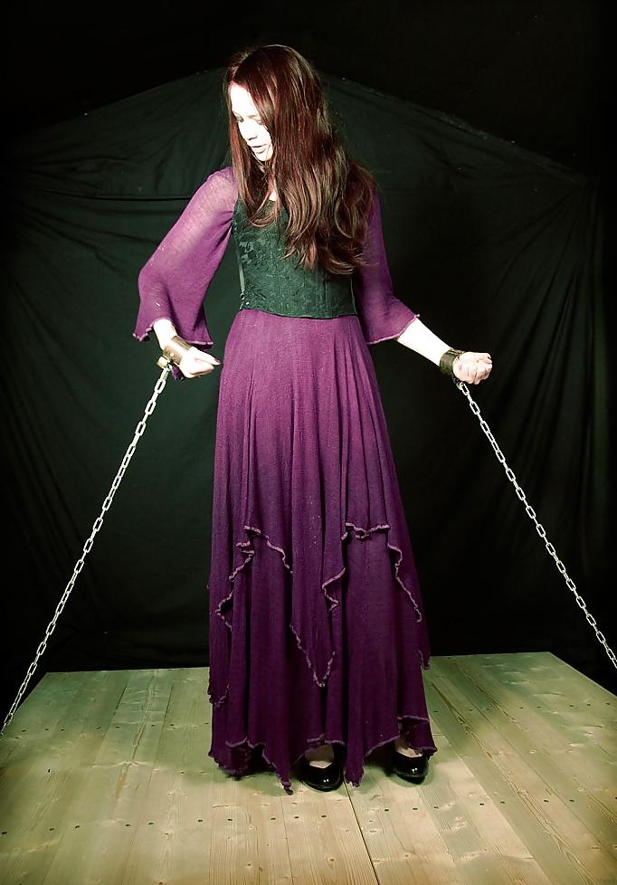 25P Restraint and bound woman