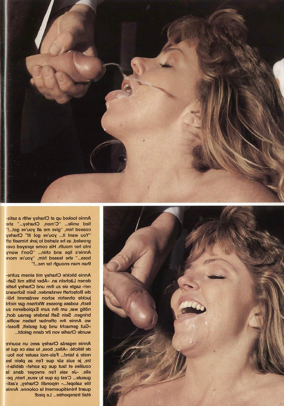 25P SH Retro Cum on ladies face
