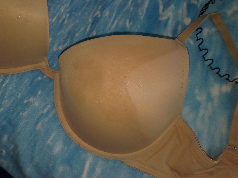 7P My Ex Girlfriend Bras - Dryed Cum and Pre-Cum