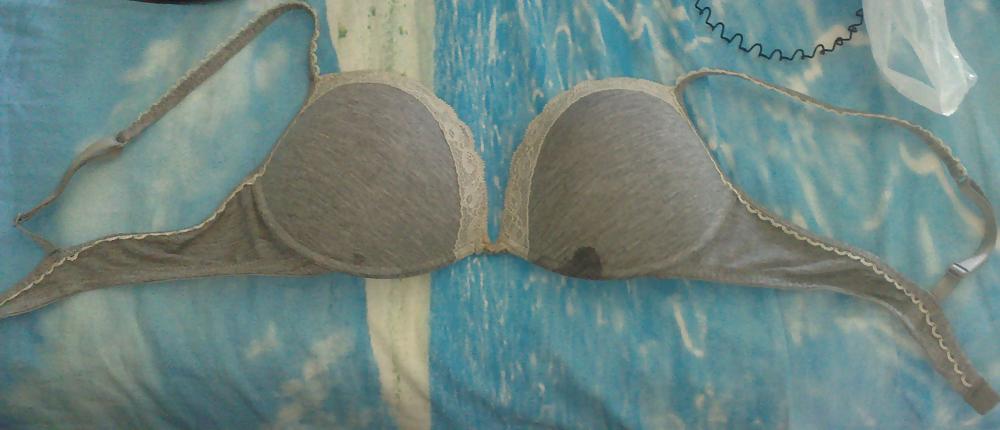 7P My Ex Girlfriend Bras - Dryed Cum and Pre-Cum