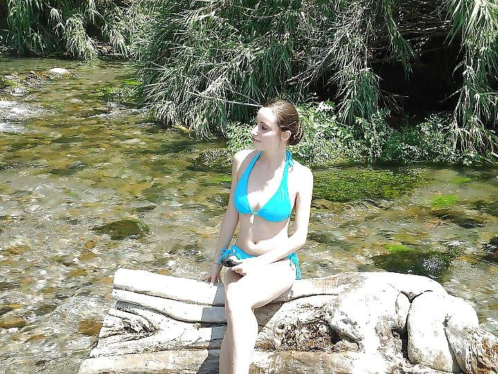 25P Giorgia young italian bikini teen with hard nipples