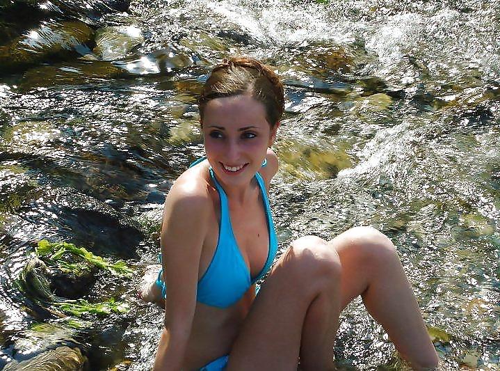 25P Giorgia young italian bikini teen with hard nipples