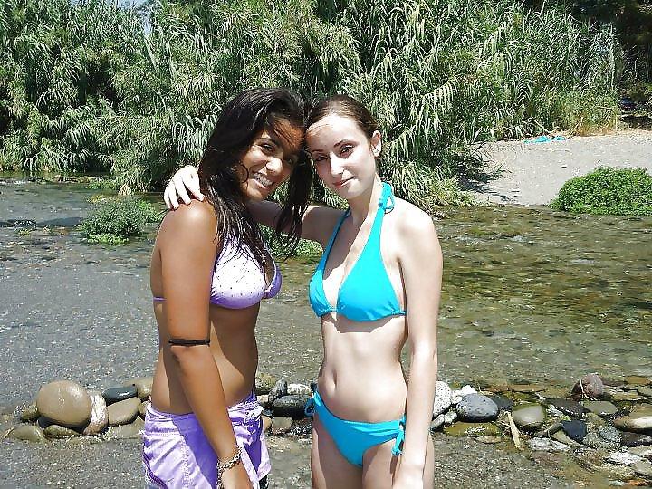 25P Giorgia young italian bikini teen with hard nipples