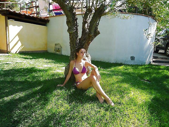 25P Giorgia young italian bikini teen with hard nipples