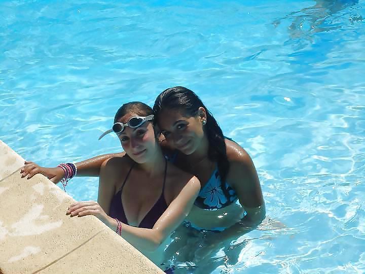 25P Giorgia young italian bikini teen with hard nipples