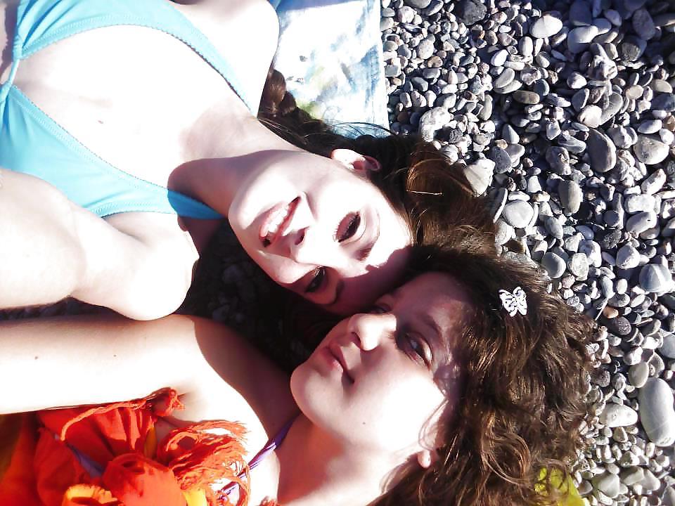 25P Giorgia young italian bikini teen with hard nipples
