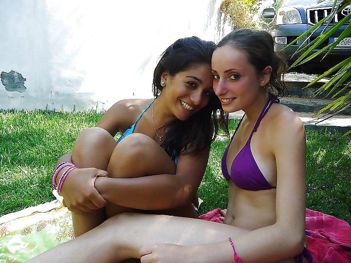 25P Giorgia young italian bikini teen with hard nipples