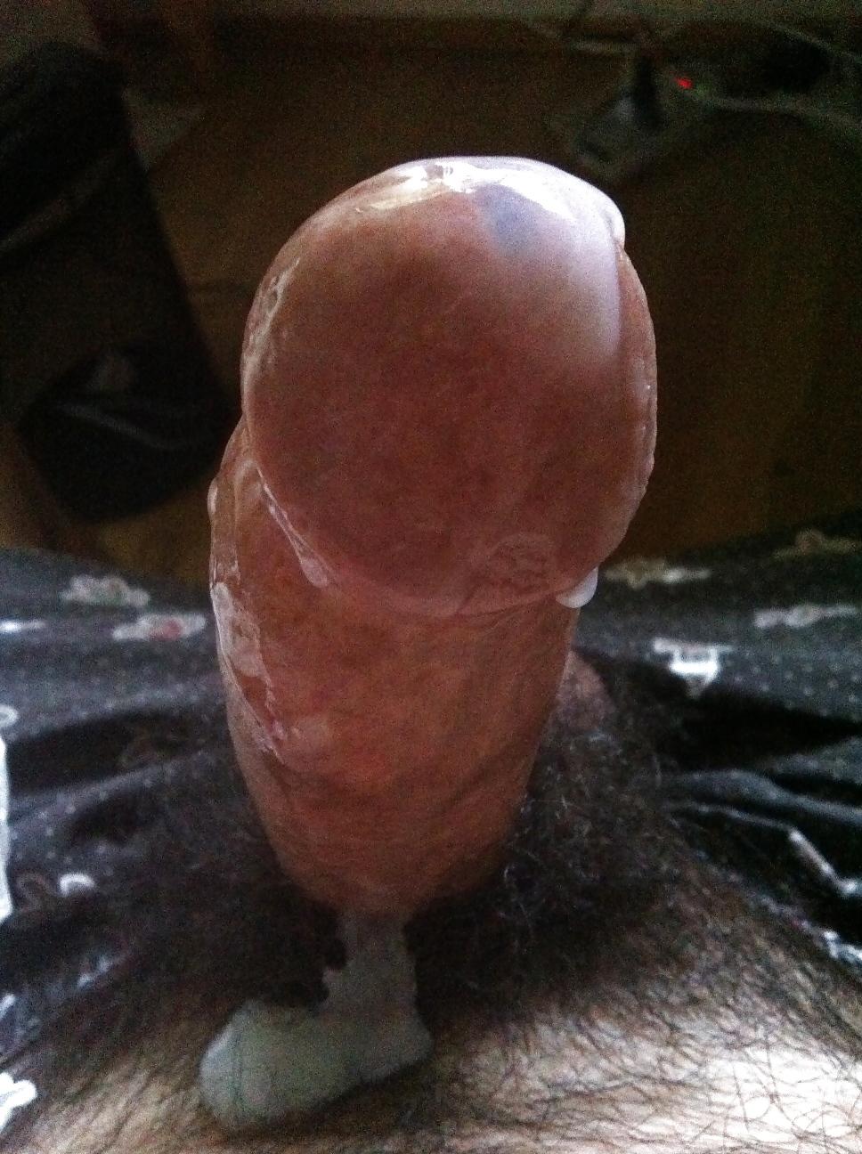 5P CUM covered cock