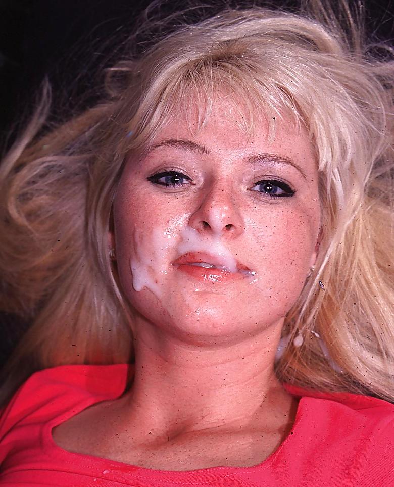 20P Blonde Allison getting cum in her face