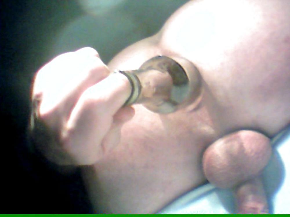 15P Hot anal!! bottle 0,5l deep in my ass!! 
