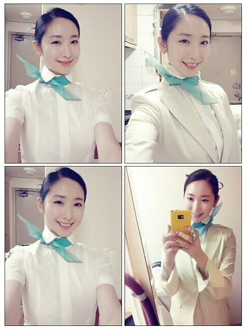 19P Korean air hostess creampie fuck
