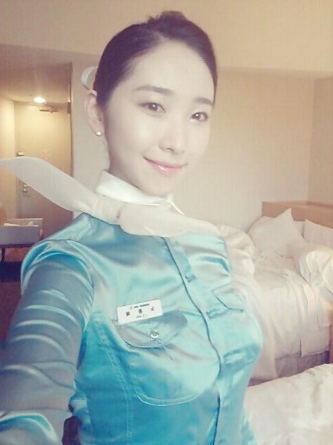 19P Korean air hostess creampie fuck