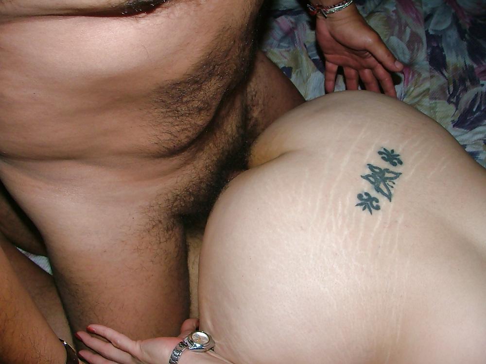 25P White whore wife treesome cuckold