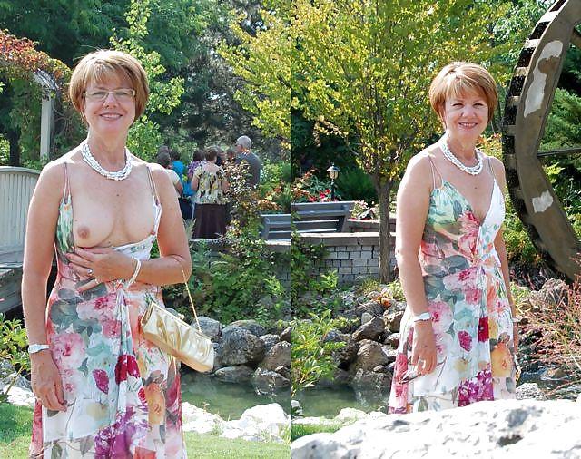 25P More mature women posing and being used