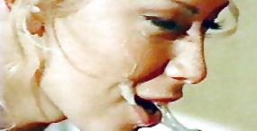 20P Blonde Cassidy likes cum in her face