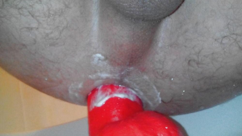11P Anal gape dildo