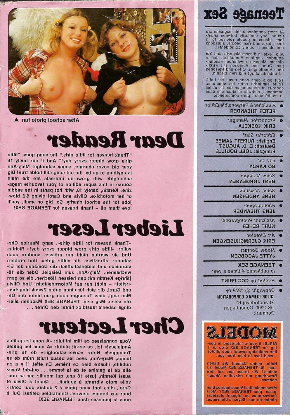 25P Vintage Magazines Teenage Sex 08 - (1979)