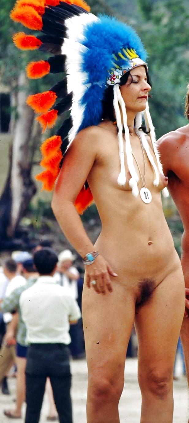 25P Hairy vintage nudist
