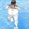 10P My beautiful friend Lucy in the Pool