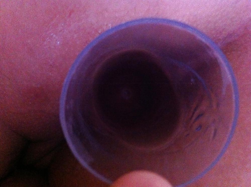 23P TOPBICHE anal gape with plastic tube... deep  deep deep....