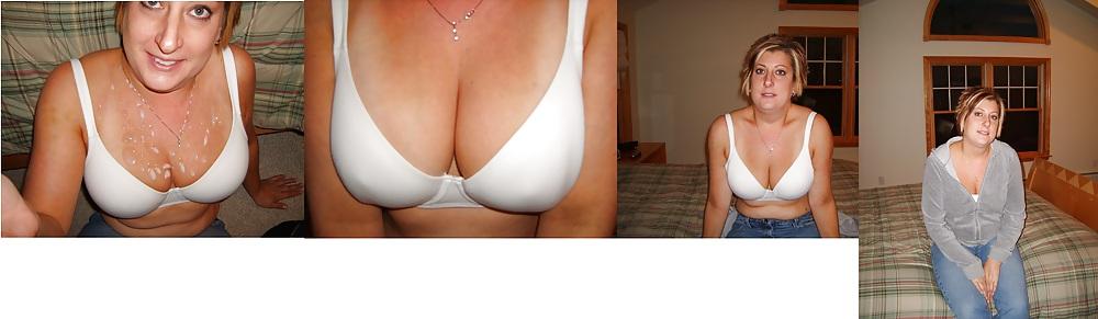 7P My wife loves cum on her tits