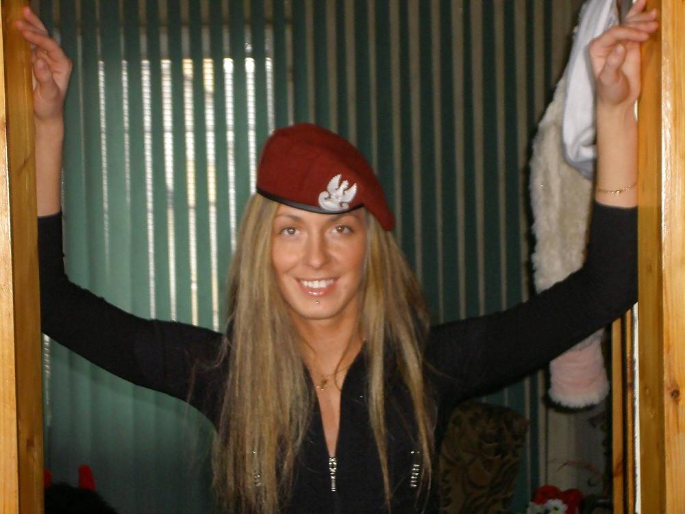 11P Beautiful Polish Soldier Girl