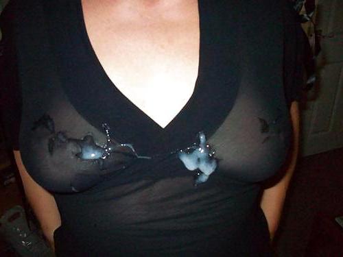 25P Cum on Clothes