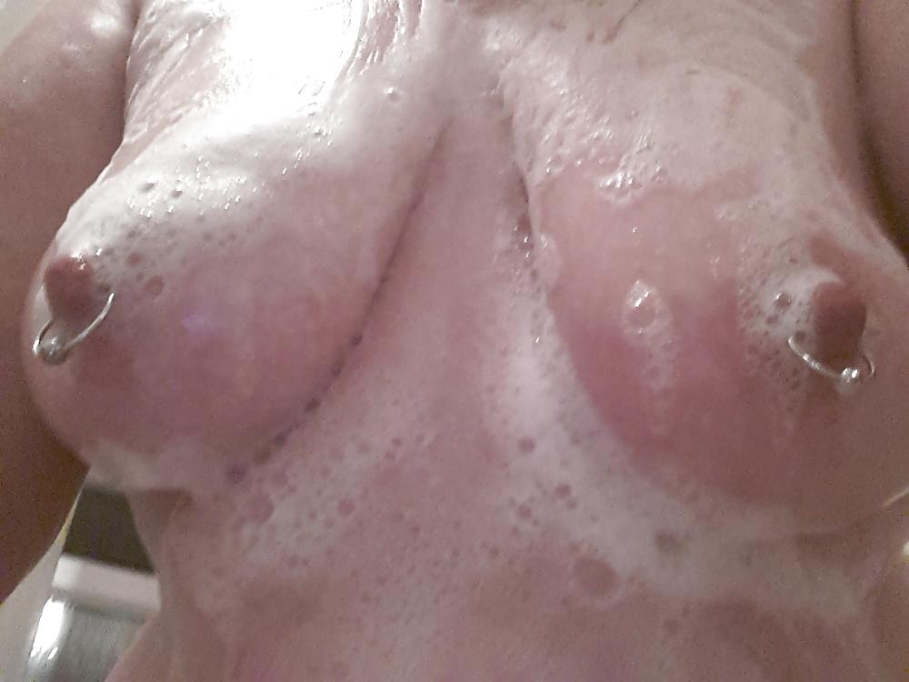 8P My Pierced Nipples