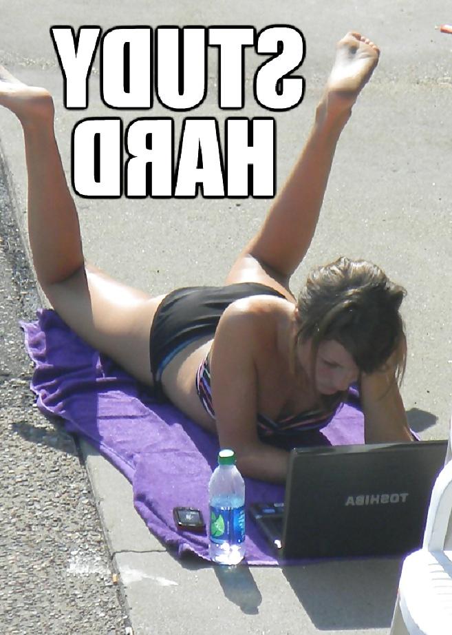 25P Teen flashes her titties sunbathing