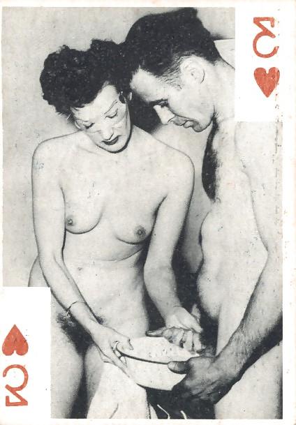 21P Playing cards 2 (vintage, incomplete set)