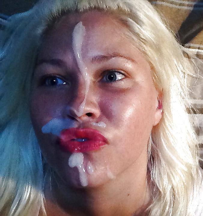 25P Covered in thick lovely cum