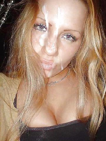 25P Covered in thick lovely cum