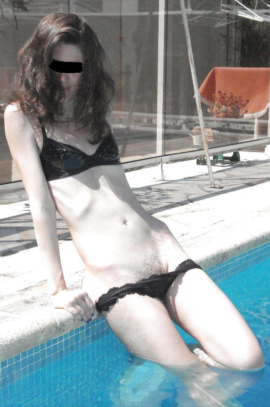 13P My beautiful wife (at the pool)