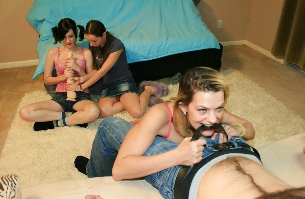 12P Teens find Mom's dildo.