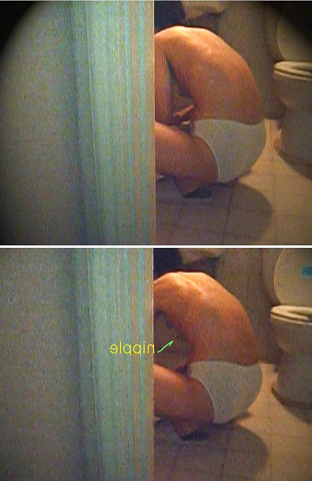 7P Meine Mutter beim Wäschewaschen, heimlich aufgenommene Fotos