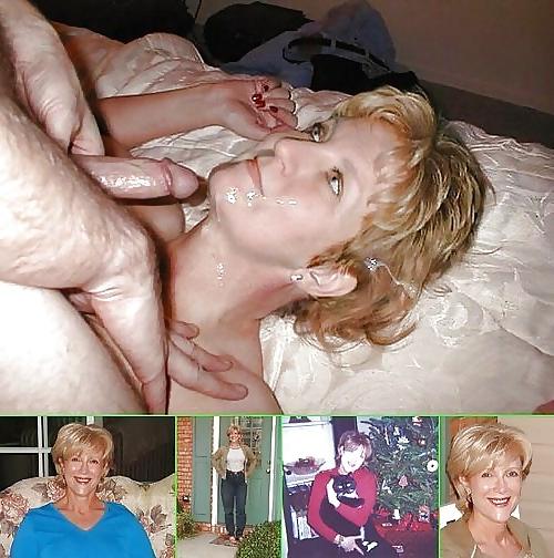 25P Before and after sex and facials.
