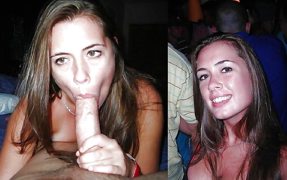 25P Before and after sex and facials.