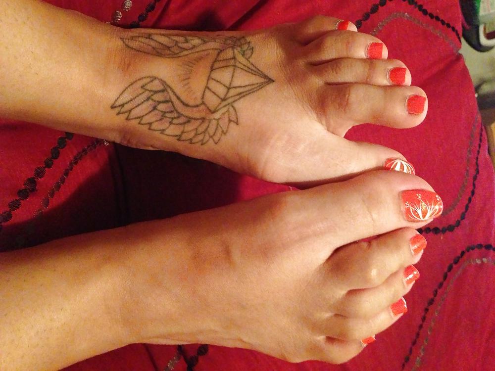 6P Exotic Asian Orange Toes