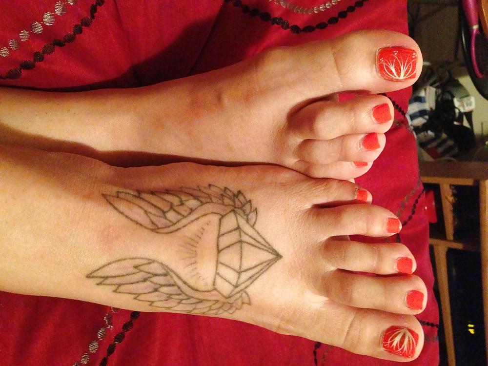 6P Exotic Asian Orange Toes
